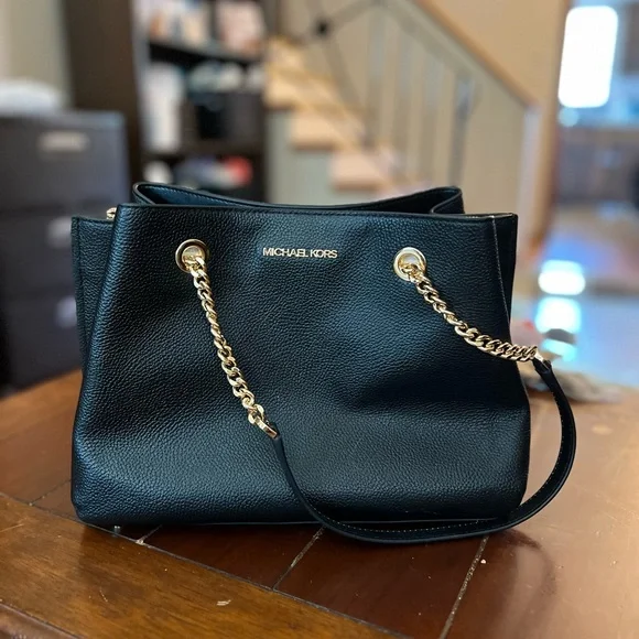 MICHAEL KORS TEAGEN LG LONG DROP SATCHEL